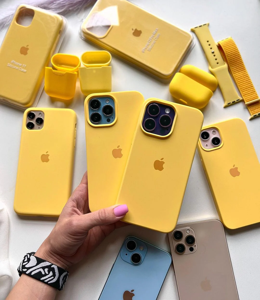 Yellow iPhone Silicone Case | Premium Soft-Touch Slim Cover – Neas Original™