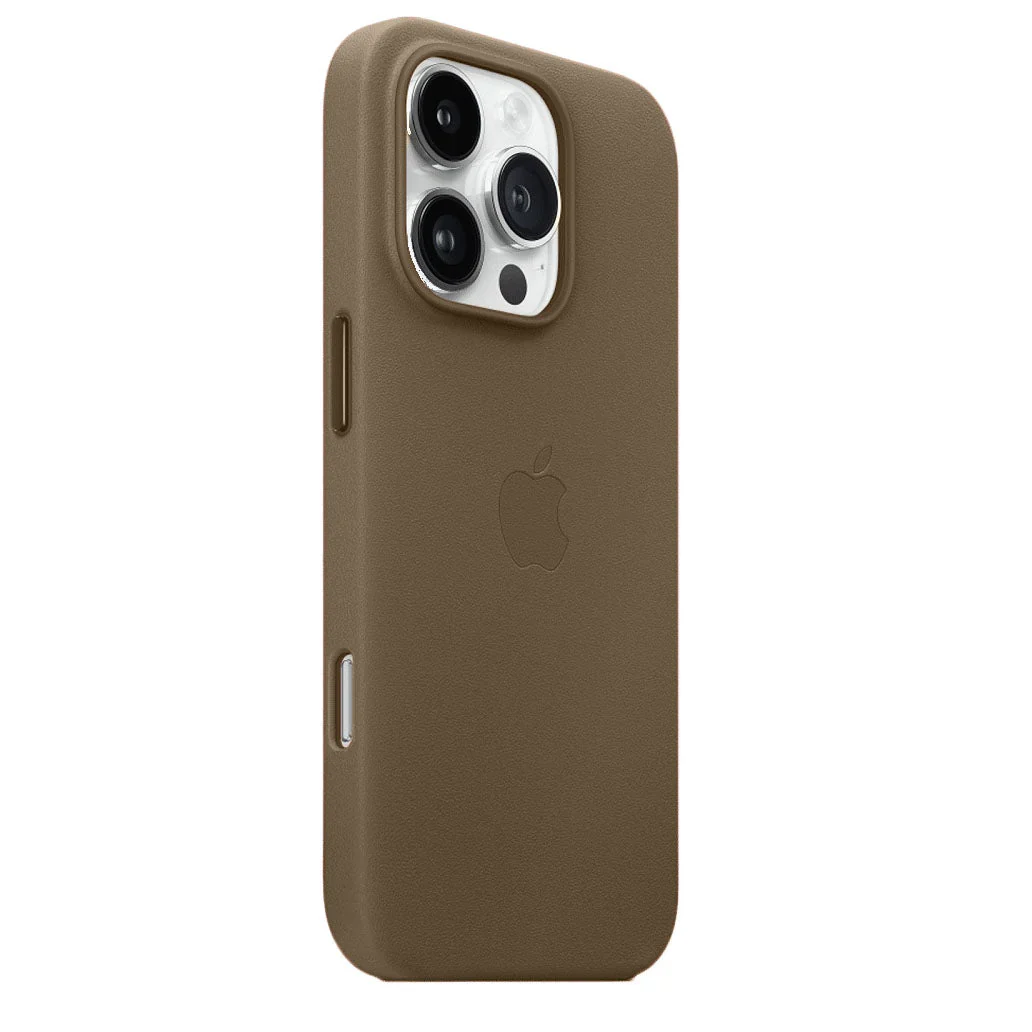 Apple Original Leather Case with MagSafe for iPhone 16 / 16 Pro / 16 Pro Max – Black, Grey, Titanium Brown, Dark Purple, Green, Blue - Image 10