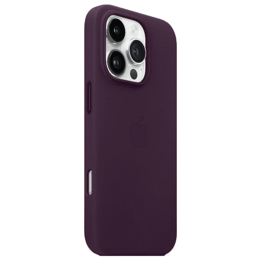 Apple Original Leather Case with MagSafe for iPhone 16 / 16 Pro / 16 Pro Max – Black, Grey, Titanium Brown, Dark Purple, Green, Blue - Image 11
