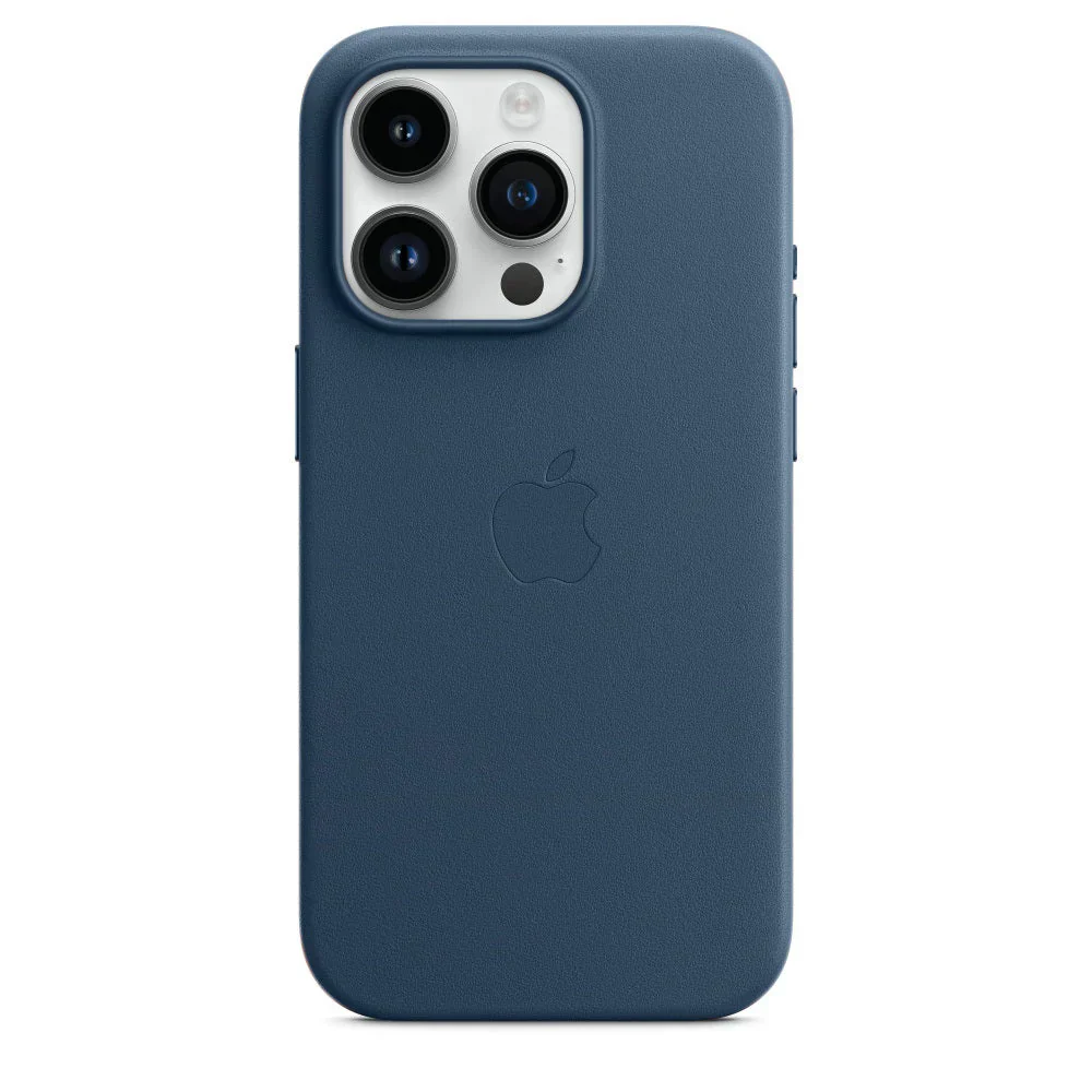 Apple Original Leather Case with MagSafe for iPhone 16 / 16 Pro / 16 Pro Max – Black, Grey, Titanium Brown, Dark Purple, Green, Blue - Image 5