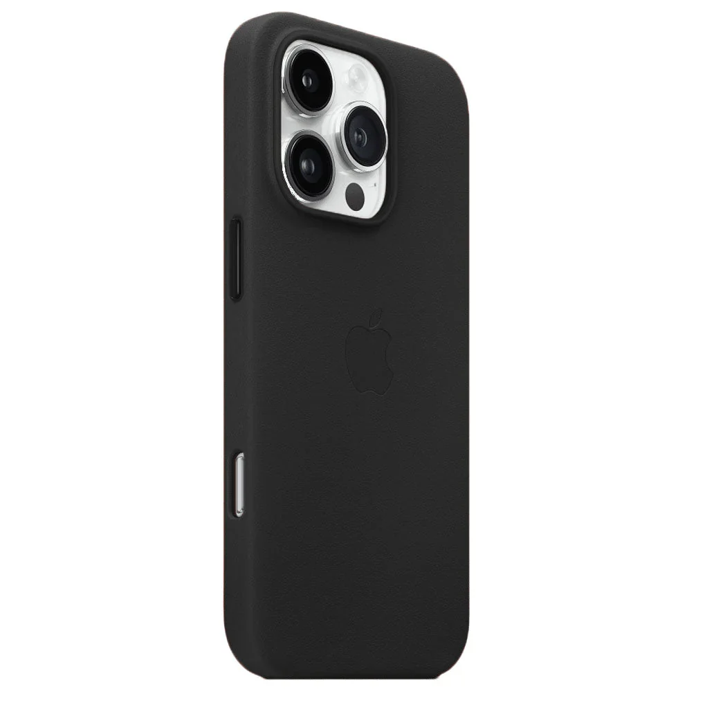 Apple Original Leather Case with MagSafe for iPhone 16 / 16 Pro / 16 Pro Max – Black, Grey, Titanium Brown, Dark Purple, Green, Blue - Image 9