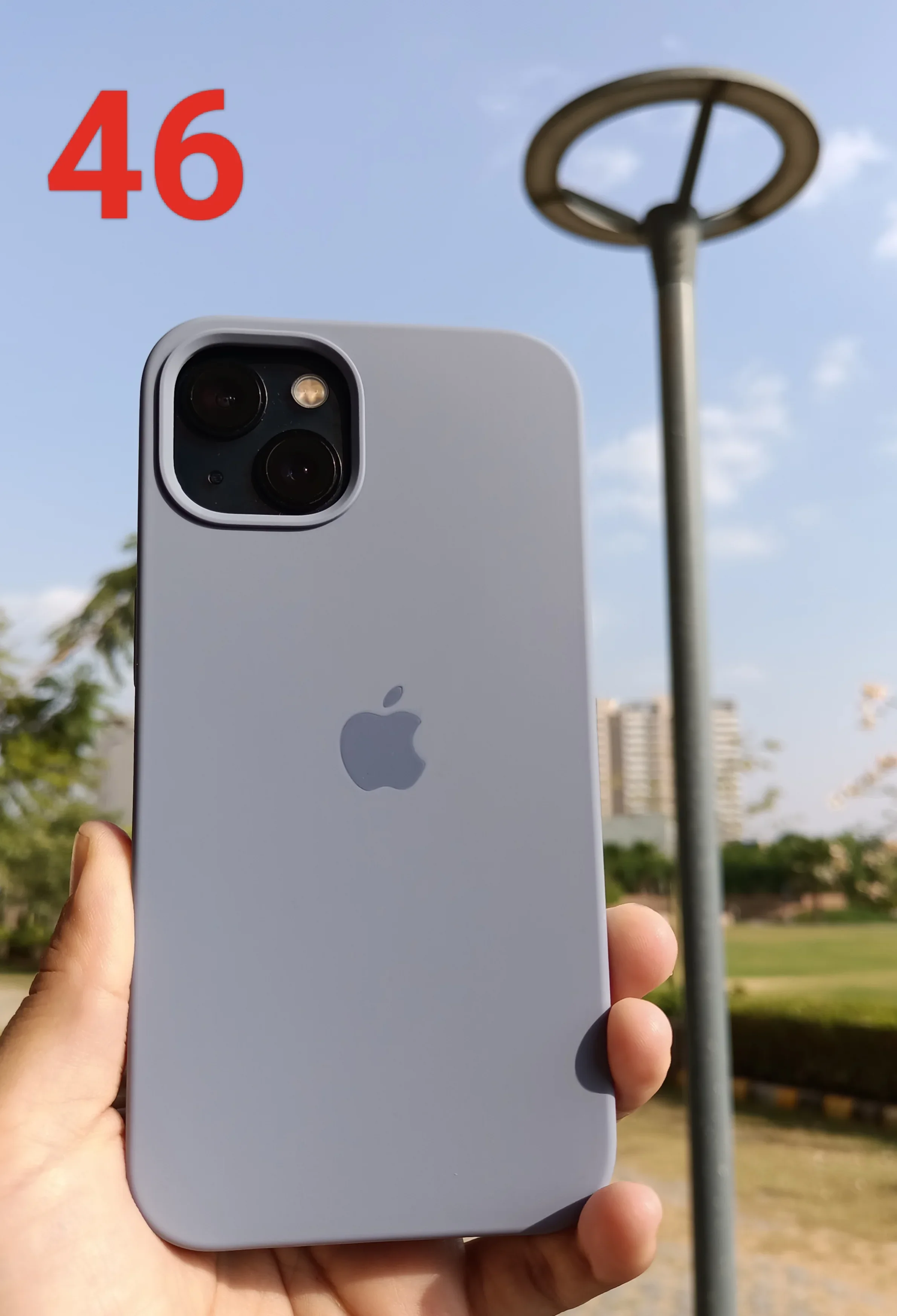 iPhone Silicone Case (Lavender Gray)