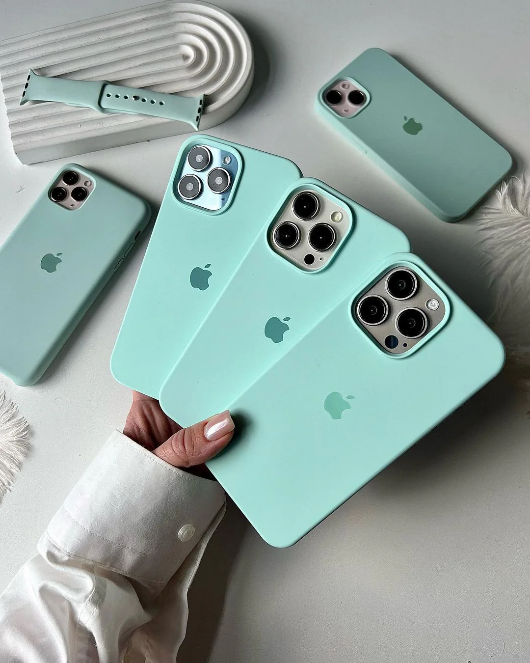 Gemstone Green iPhone Silicone Case – Premium Silicone | Neas Original™