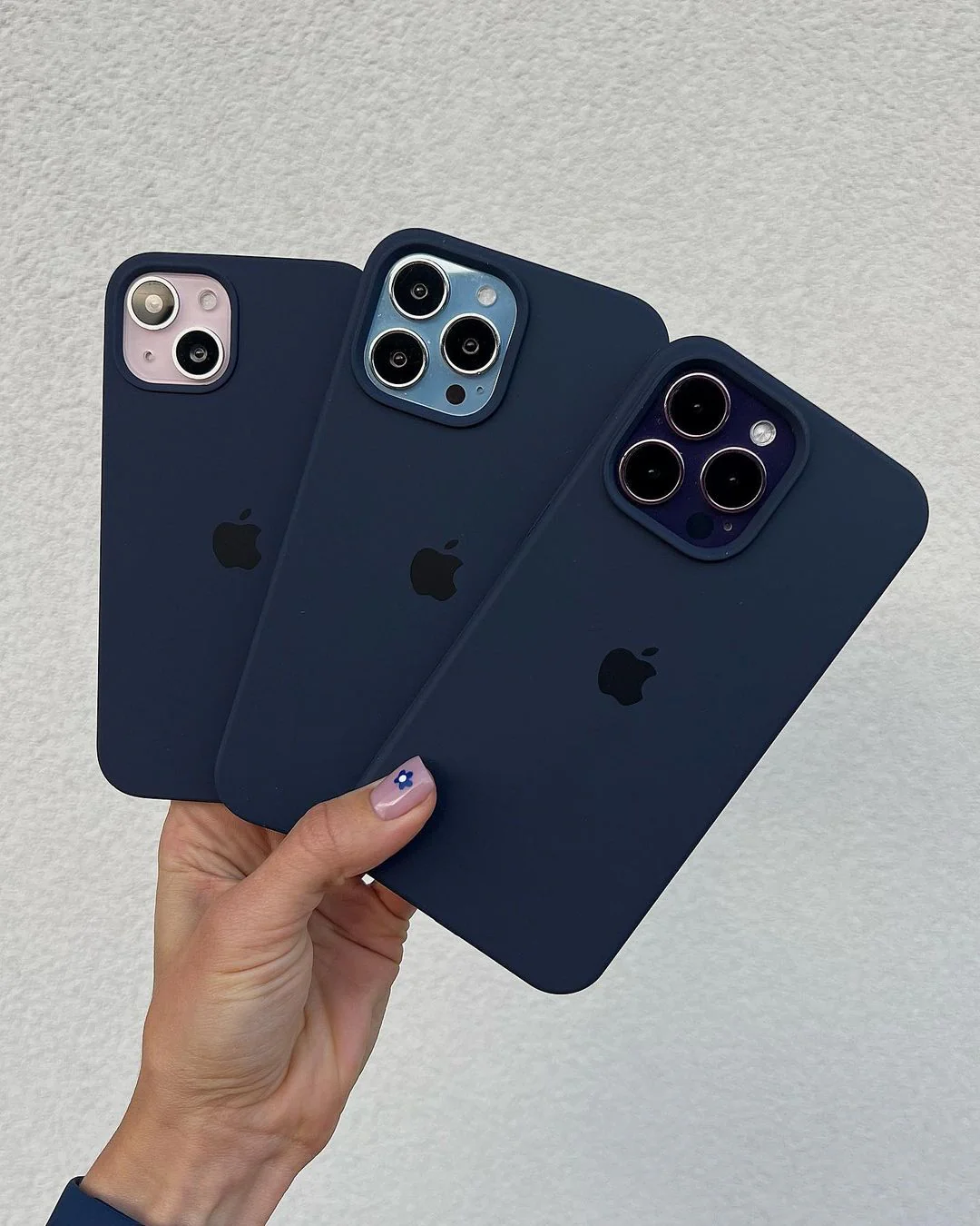 Midnight Blue iPhone Silicone Case – Slim Soft-Touch Silicone Cover | Neas Original™