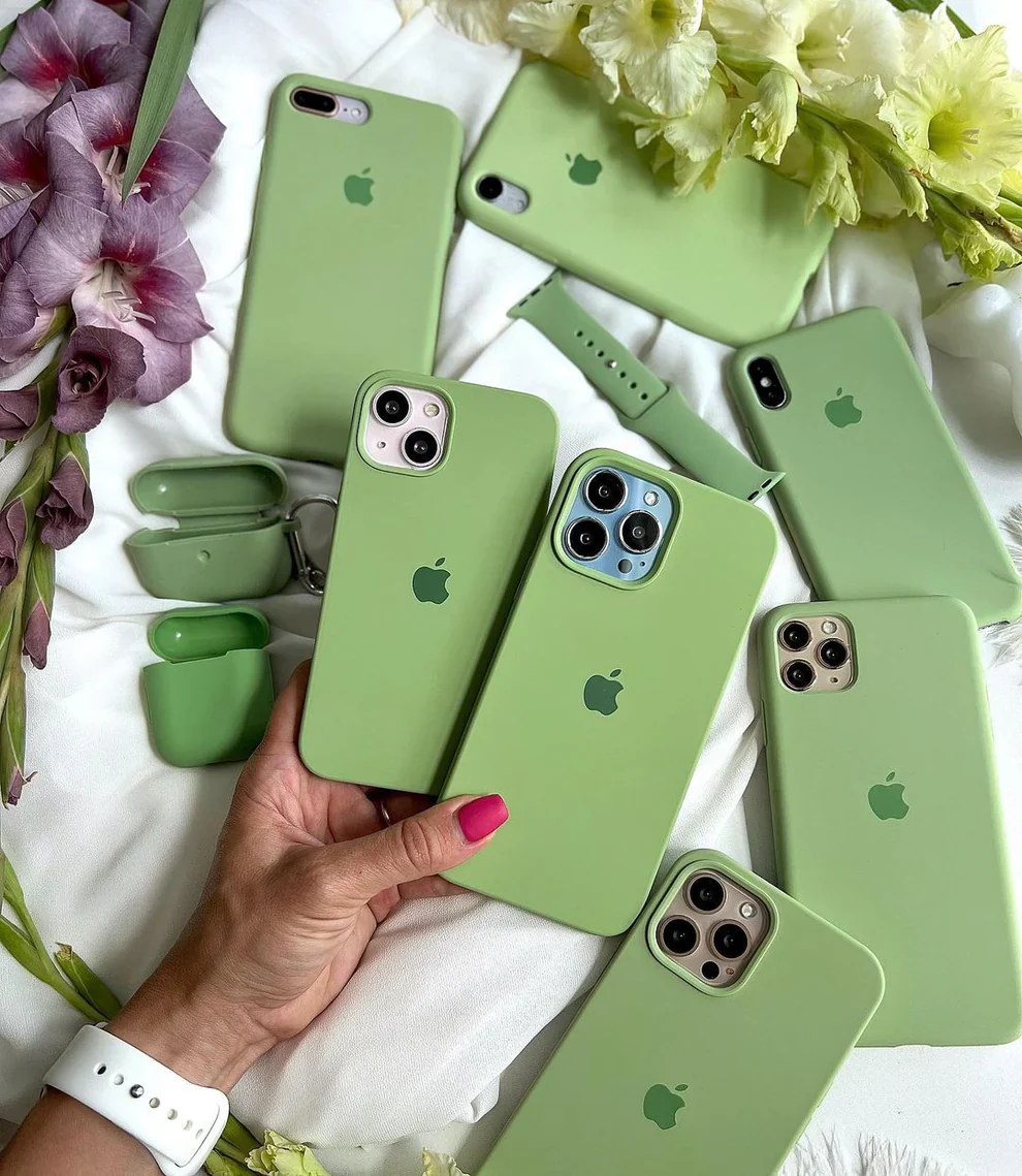 Mint Green iPhone Silicone Case | Slim Soft Cover – Neas Original™ - Image 2