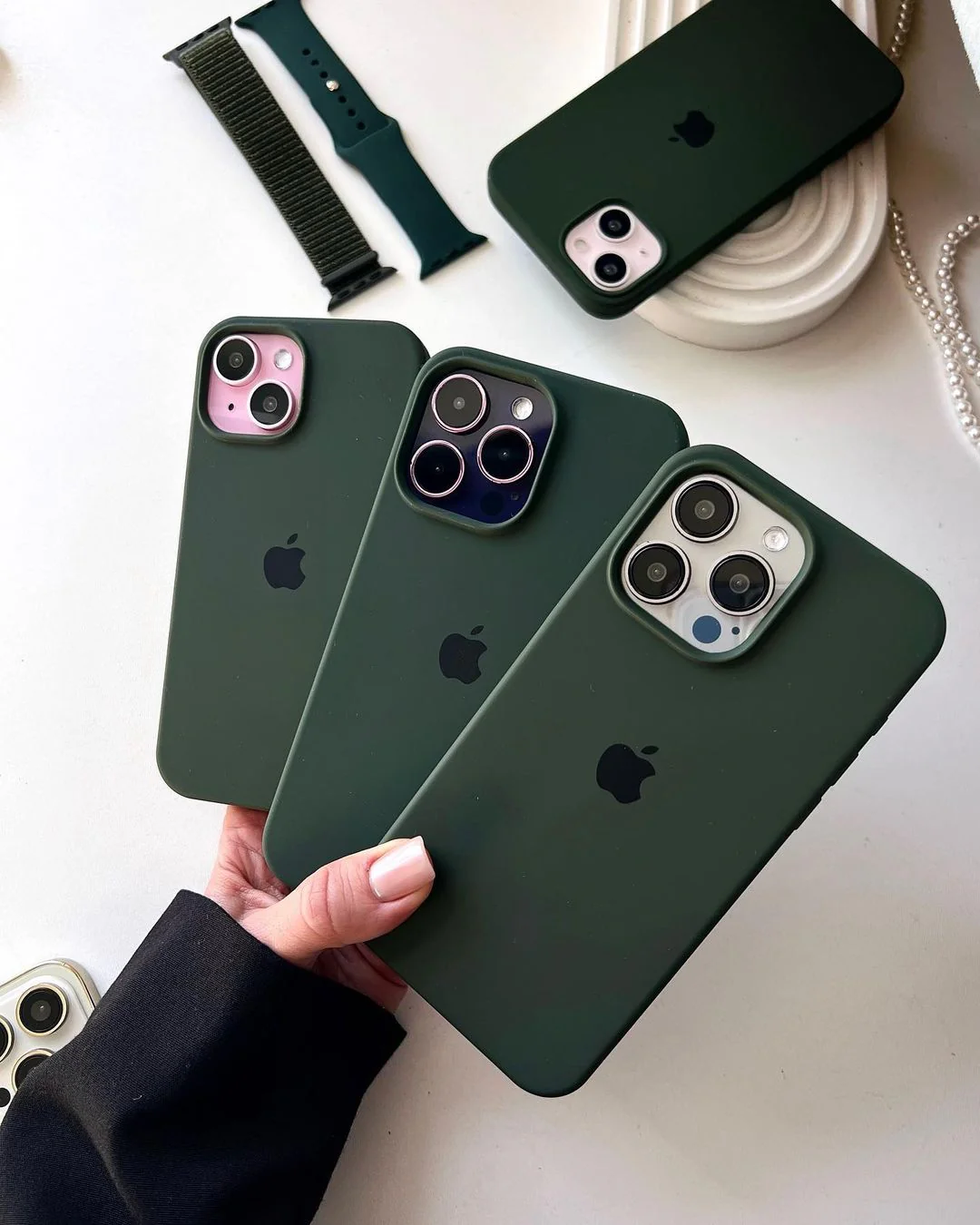 New Green iPhone Silicone Case – Premium Soft Touch Cover | Neas Original™