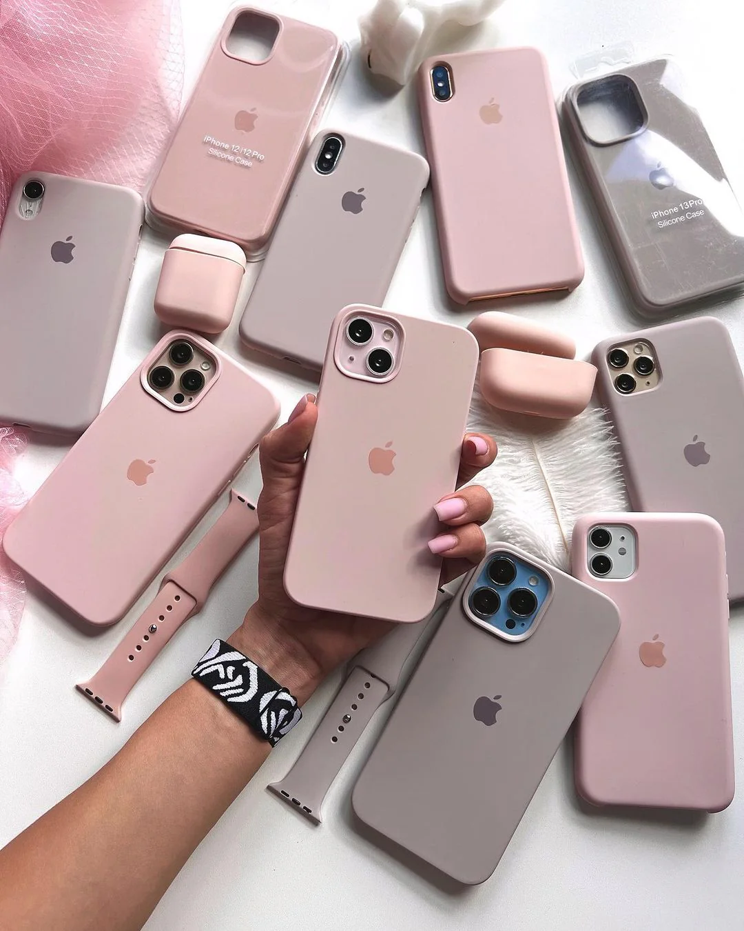 Pink Sand iPhone Silicone Case – Premium Silicone | Neas Original™