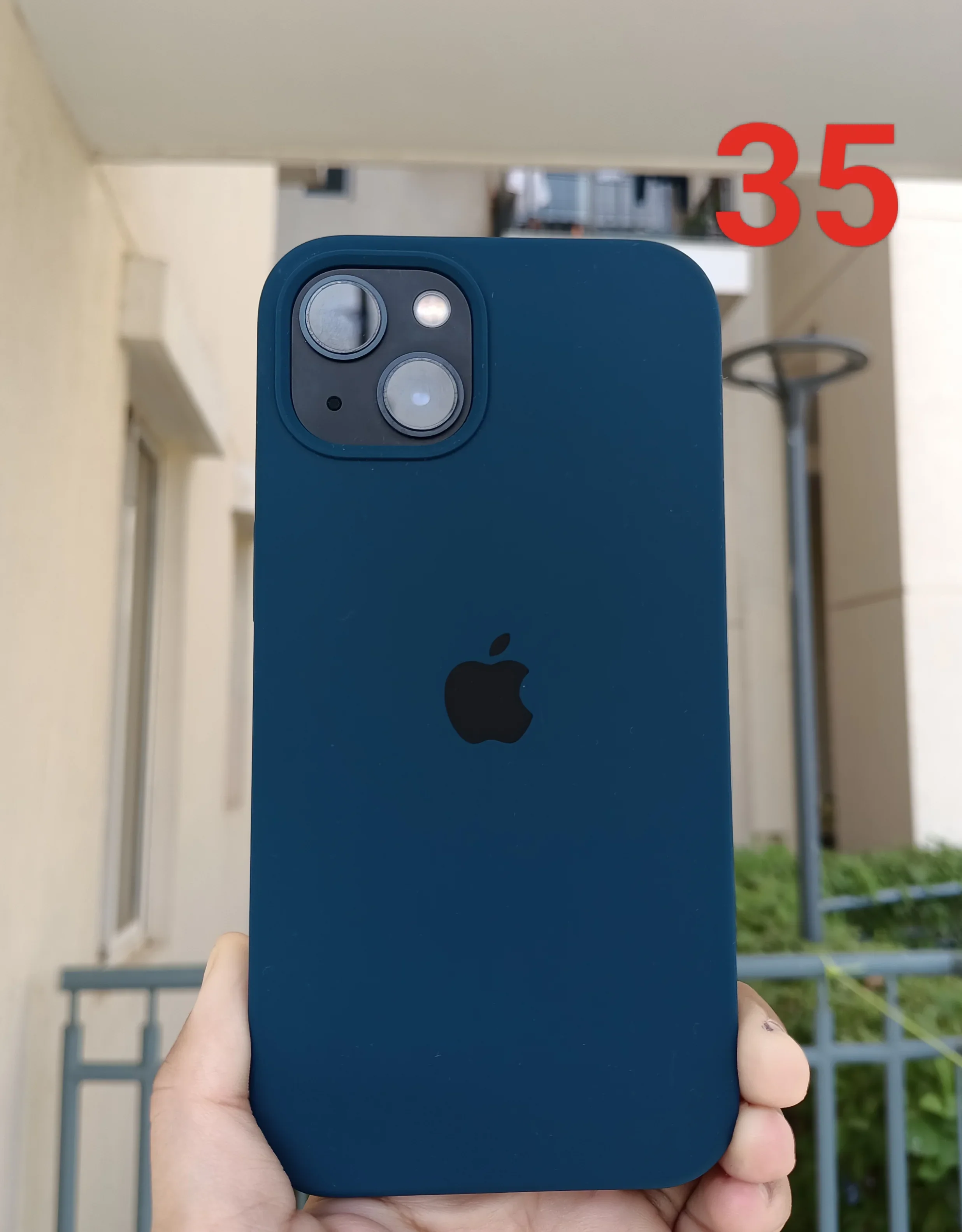 Starry Blue iPhone Silicone Case – Premium Soft Touch Cover | Neas Original™
