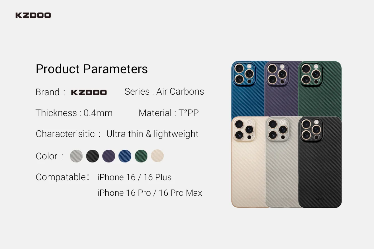 KZDOO Air Carbon Cases - Image 6