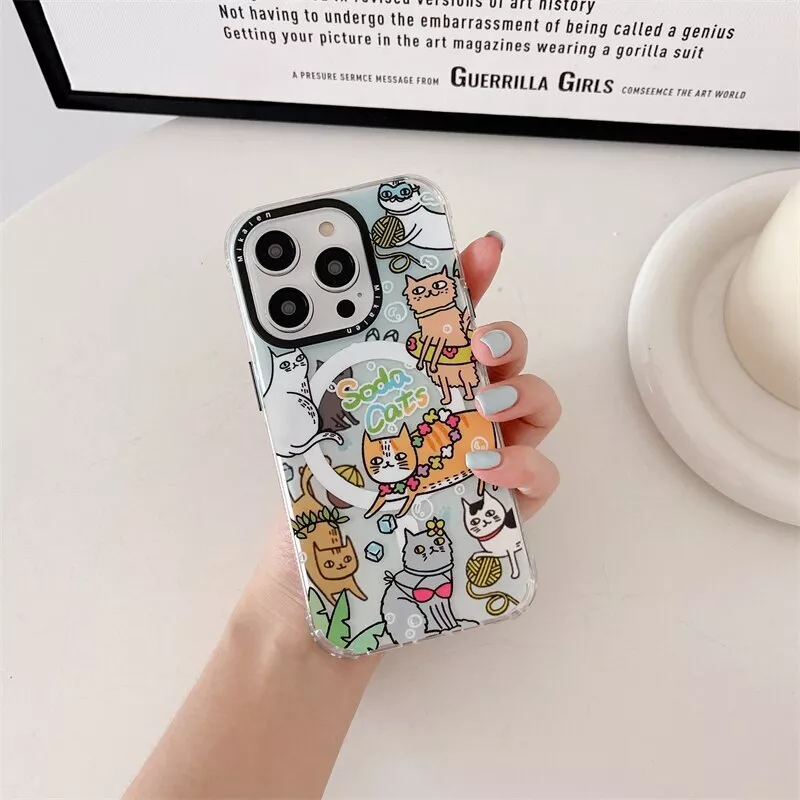 Mikalen Cute Animal Bayer TPU Material shockproof Magnetic Case for iPhone 15 Series - Image 20