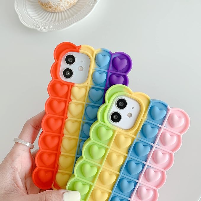 Rainbow Heart Pop-It Case - Image 6
